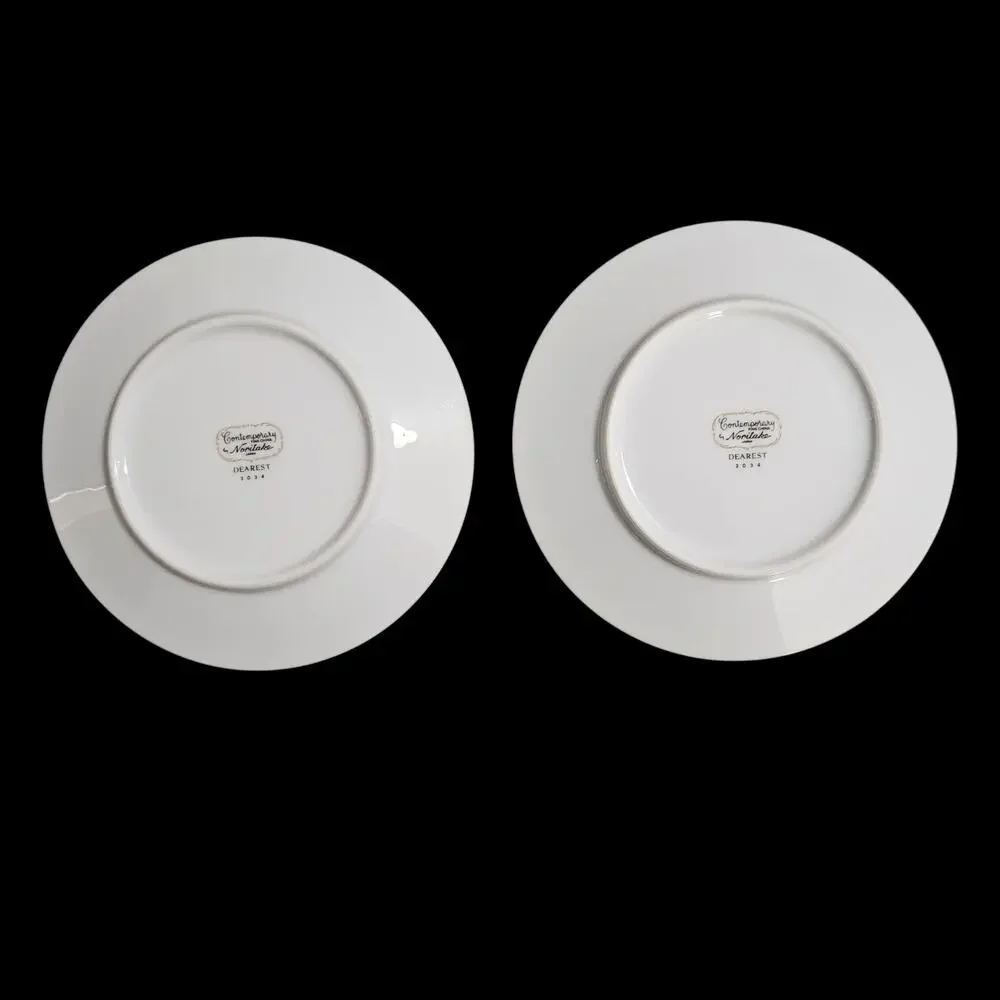 Noritake Dearest 2034 Set of 2 Bread Plates 6.5